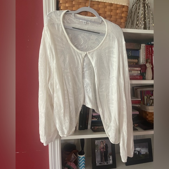 3/4 sleeve sheer shrug - Picture 1 of 2